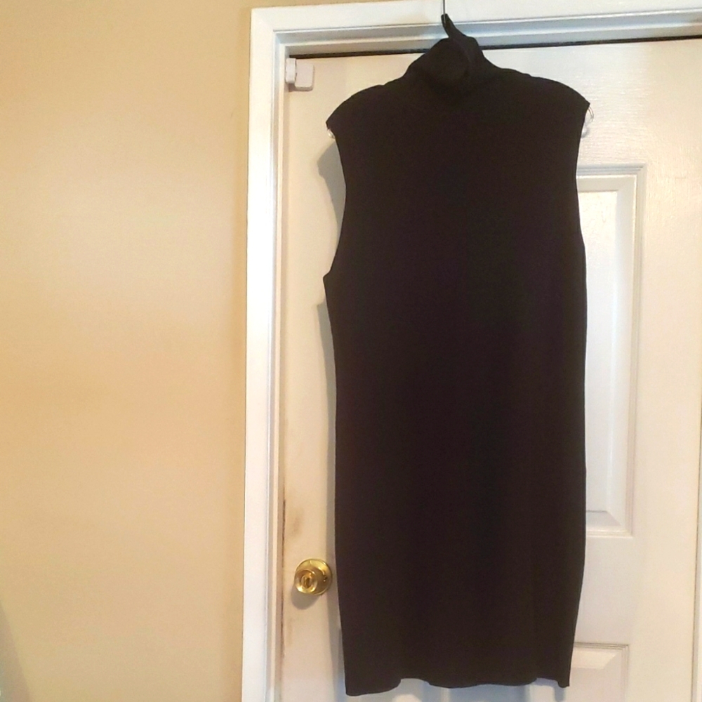 Elegant Black Sleeveless Dress